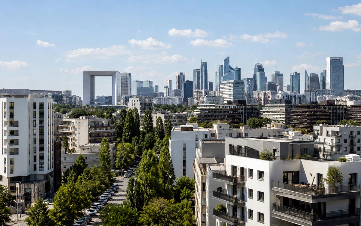 Illustration pour Nanterre dans les Hauts-de-Seine