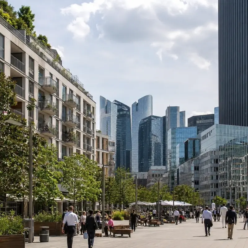 Illustration pour Courbevoie dans les Hauts-de-Seine