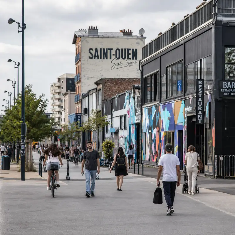Illustration pour Saint-Ouen-sur-Seine en Seine-Saint-Denis