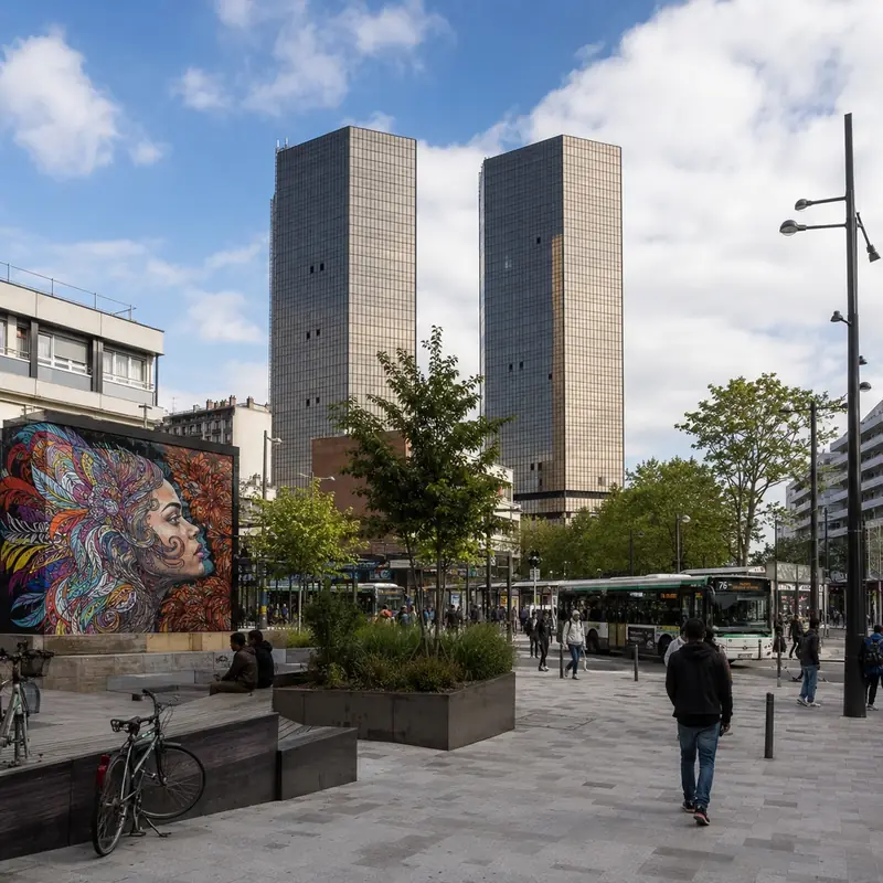 Illustration pour Bagnolet en Seine-Saint-Denis