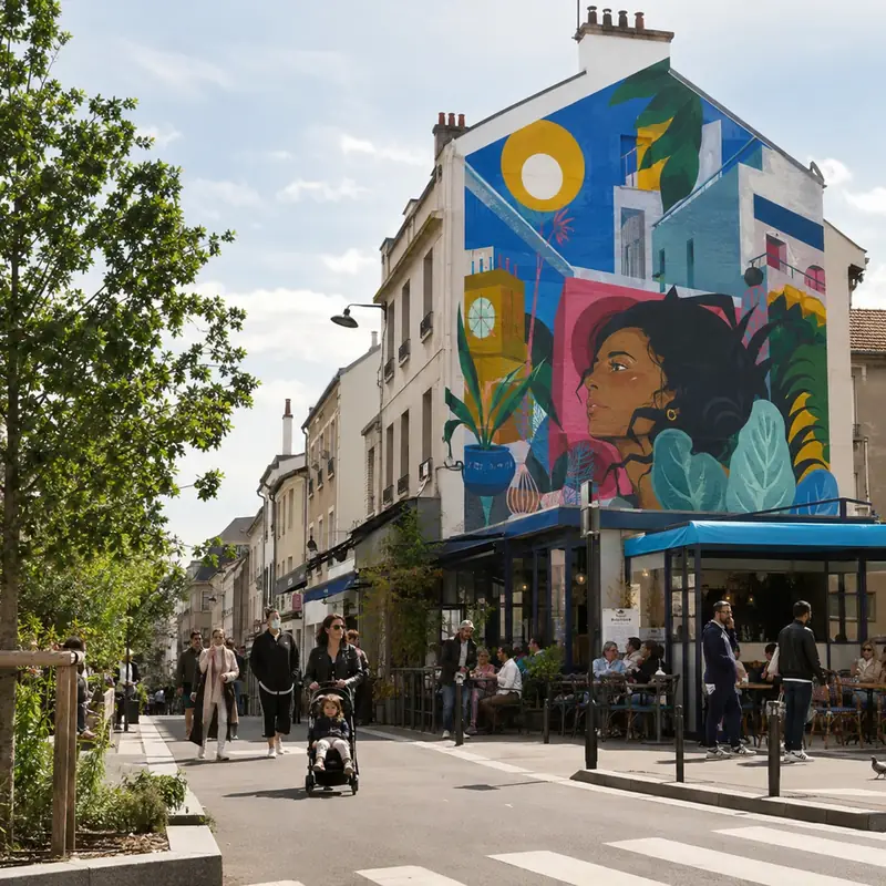 Illustration pour Romainville en Seine-Saint-Denis